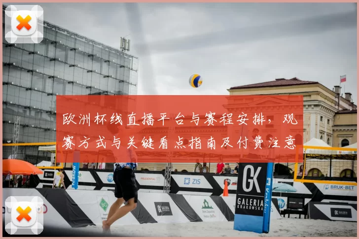 欧洲杯线直播平台与赛程安排，观赛方式与关键看点指南及付费注意事项