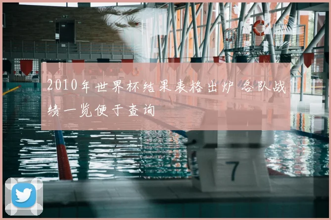 2010年世界杯结果表格出炉 各队战绩一览便于查询